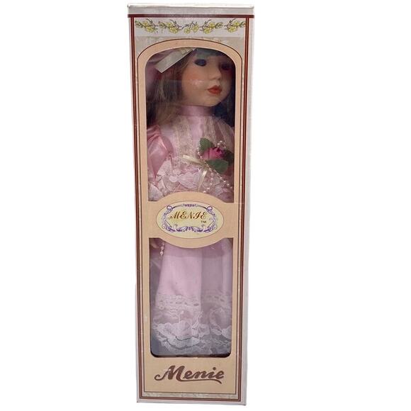 Vintage Menie Shelley Handcrafted Collectible Limited Edition Porcelain Doll 16" - Picture 12 of 12